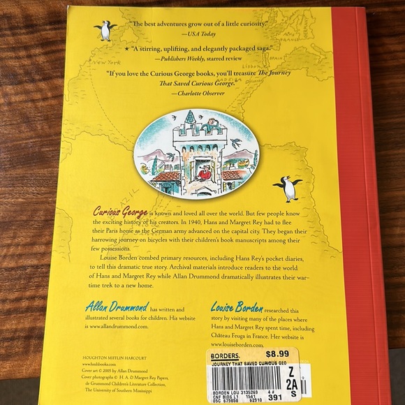 NWT📚THE JOURNEY THAT SAVED CURIOUS GEORGE- THE TRUE WARTIME ESCAPE OF THR REYS - Picture 2 of 2